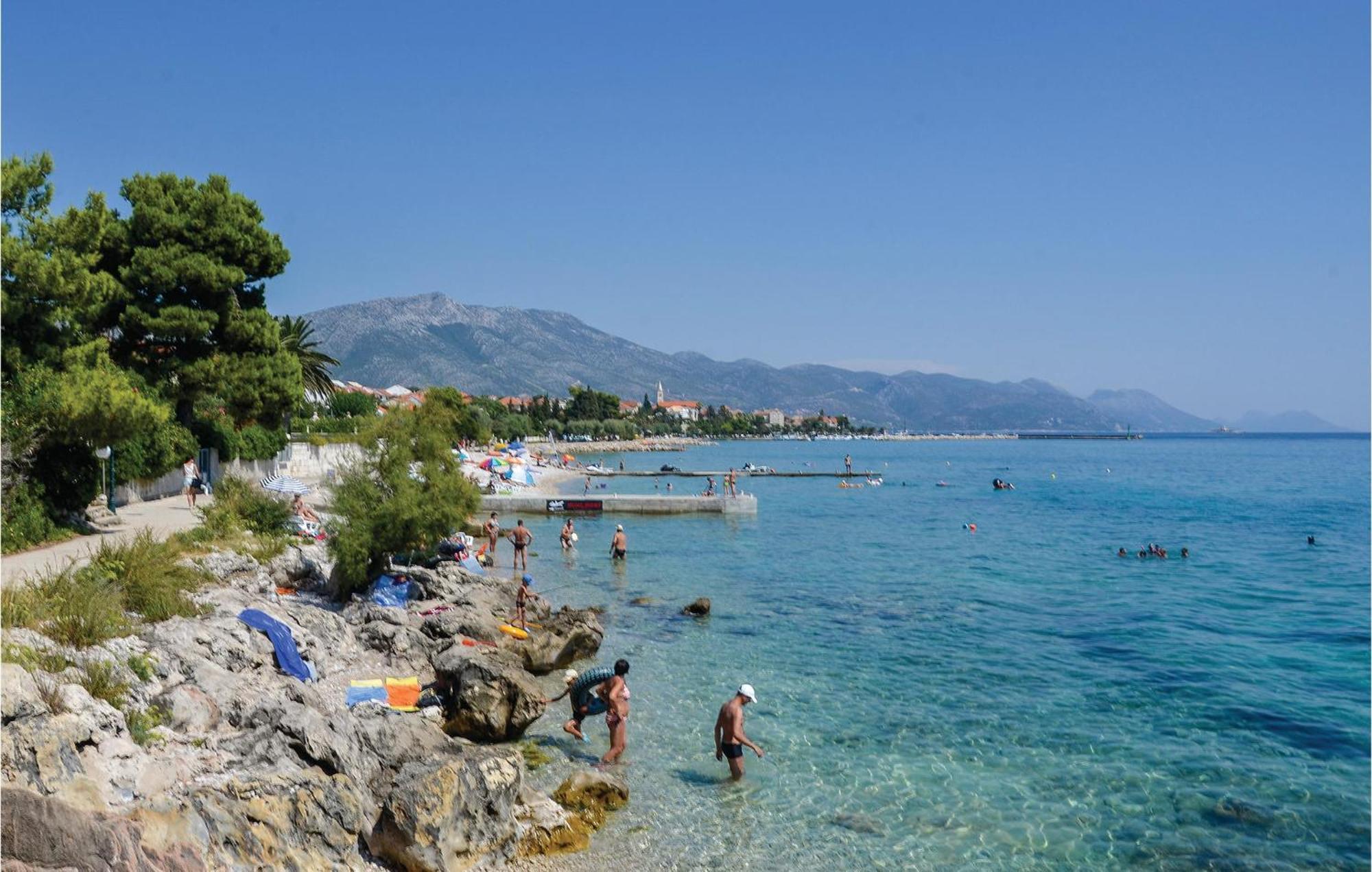 Nice Apartment In Orebic With House Sea View Buitenkant foto